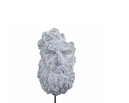 Ancient Zeus Statue, Greek God Zeus Bust, Mythology Inspired Zeus Statue, Zeus Head Sculpture, Ancient Greek Zeus Bust, Greek God Sculpture