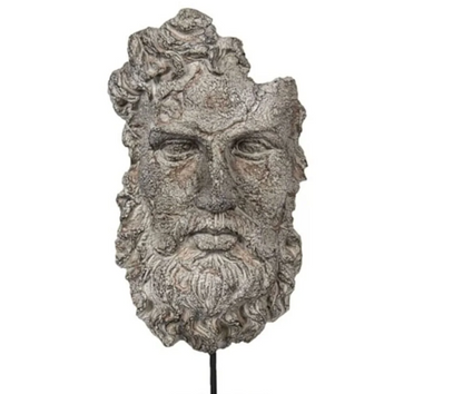 Ancient Zeus Statue, Greek God Zeus Bust, Mythology Inspired Zeus Statue, Zeus Head Sculpture, Ancient Greek Zeus Bust, Greek God Sculpture