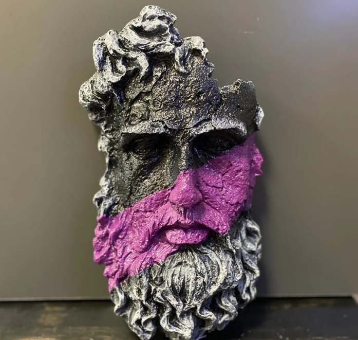 Ancient Zeus Statue, Greek God Zeus Bust, Mythology Inspired Zeus Statue, Zeus Head Sculpture, Ancient Greek Zeus Bust, Greek God Sculpture