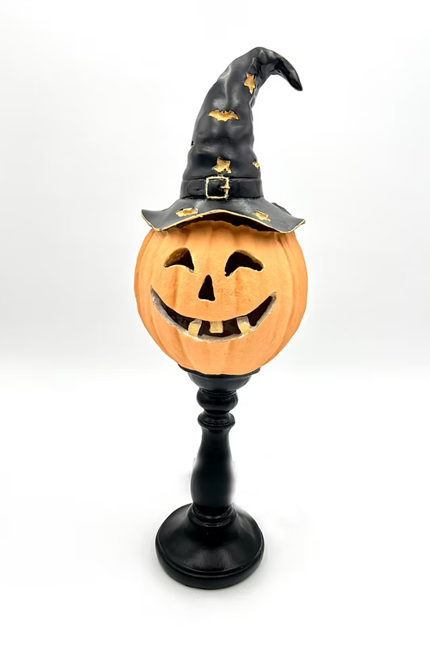 Halloween Pumpkin Decor, Decorative Pumpkin Figurine, Tall Pumpkin Decor, Halloween Pumpkin Sculpture, Halloween Home Accent, Pumpkin Statue