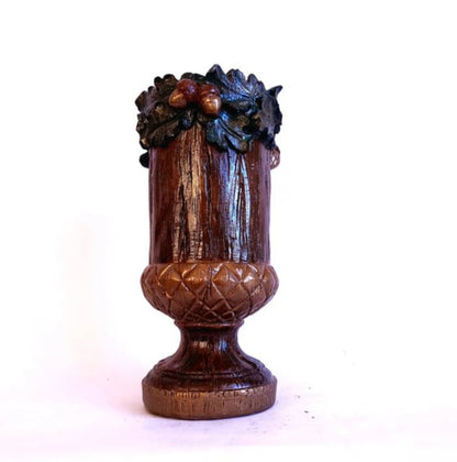 Handmade Acorn Vase, Forest Theme Home Decor, Woodland Style Vase, Nature Inspired Statue
