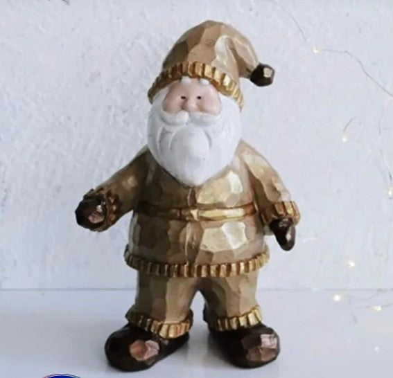 Santa Claus Decor, Christmas Figurine, Handmade Santa Statue, Holiday Home Decor, Santa Claus Statue, Santa Claus Sculpture, Santa Claus