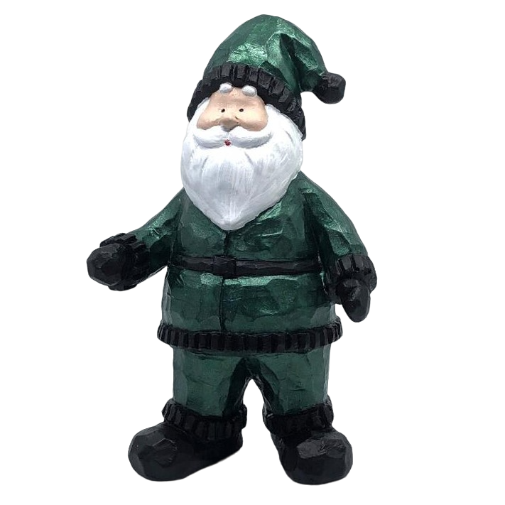 Santa Claus Decor, Christmas Figurine, Handmade Santa Statue, Holiday Home Decor, Santa Claus Statue, Santa Claus Sculpture, Santa Claus