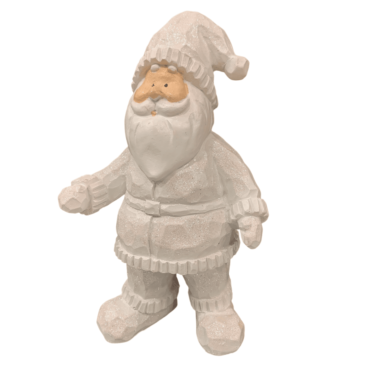 Santa Claus Decor, Christmas Figurine, Handmade Santa Statue, Holiday Home Decor, Santa Claus Statue, Santa Claus Sculpture, Santa Claus