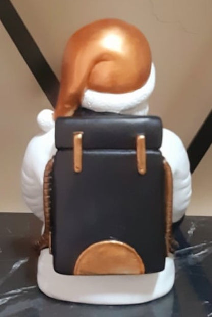 Handmade Astronaut Santa Claus Decor, Handmade Santa Claus Astronaut, Astronaut Santa Statue, Astronaut Santa Claus Decor, Santa Claus