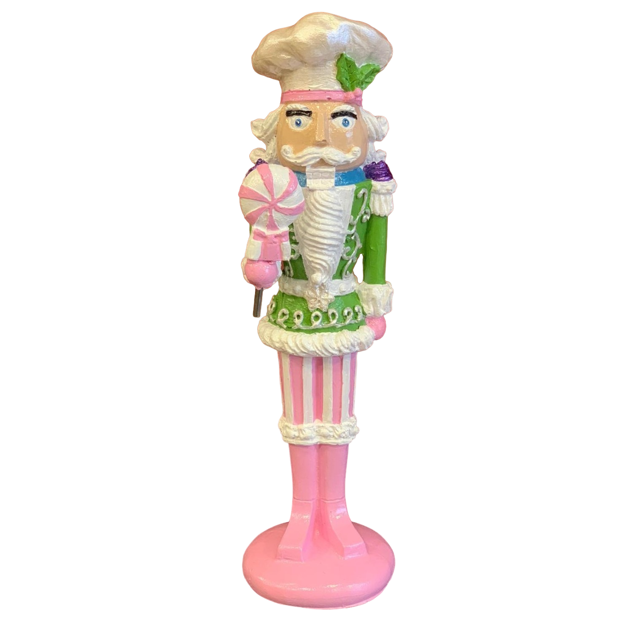 Handmade Soldier Pastry Maker Statue, Christmas Decor, Nutcracker Statue, Nutcracker Soldier Decor, Nutcracker Decor, Nutcracker Sculpture