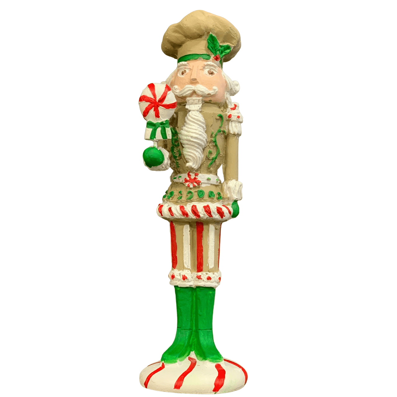 Handmade Soldier Pastry Maker Statue, Christmas Decor, Nutcracker Statue, Nutcracker Soldier Decor, Nutcracker Decor, Nutcracker Sculpture