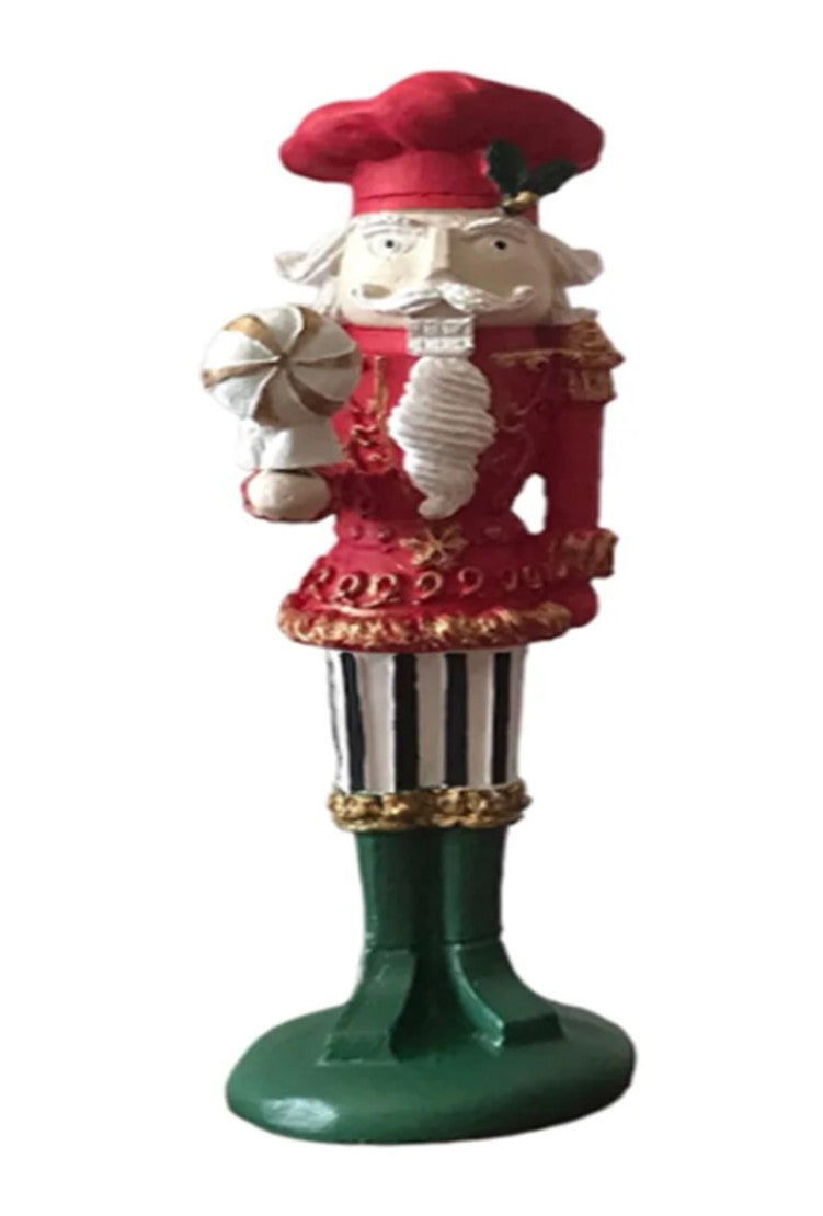 Handmade Soldier Pastry Maker Statue, Christmas Decor, Nutcracker Statue, Nutcracker Soldier Decor, Nutcracker Decor, Nutcracker Sculpture