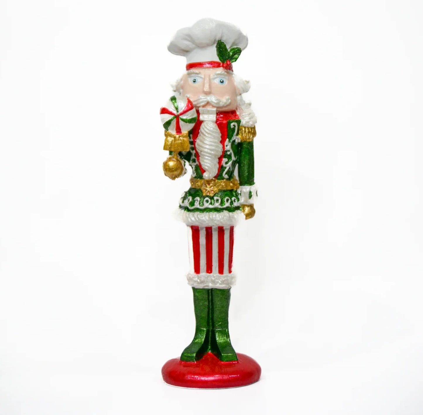 Handmade Soldier Pastry Maker Statue, Christmas Decor, Nutcracker Statue, Nutcracker Soldier Decor, Nutcracker Decor, Nutcracker Sculpture