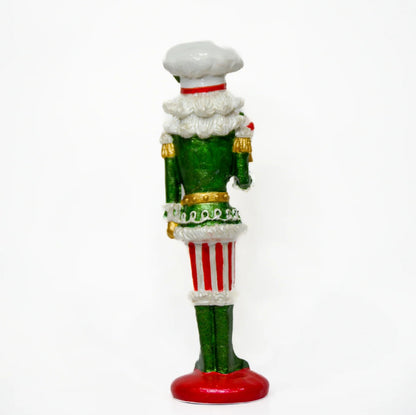 Handmade Soldier Pastry Maker Statue, Christmas Decor, Nutcracker Statue, Nutcracker Soldier Decor, Nutcracker Decor, Nutcracker Sculpture