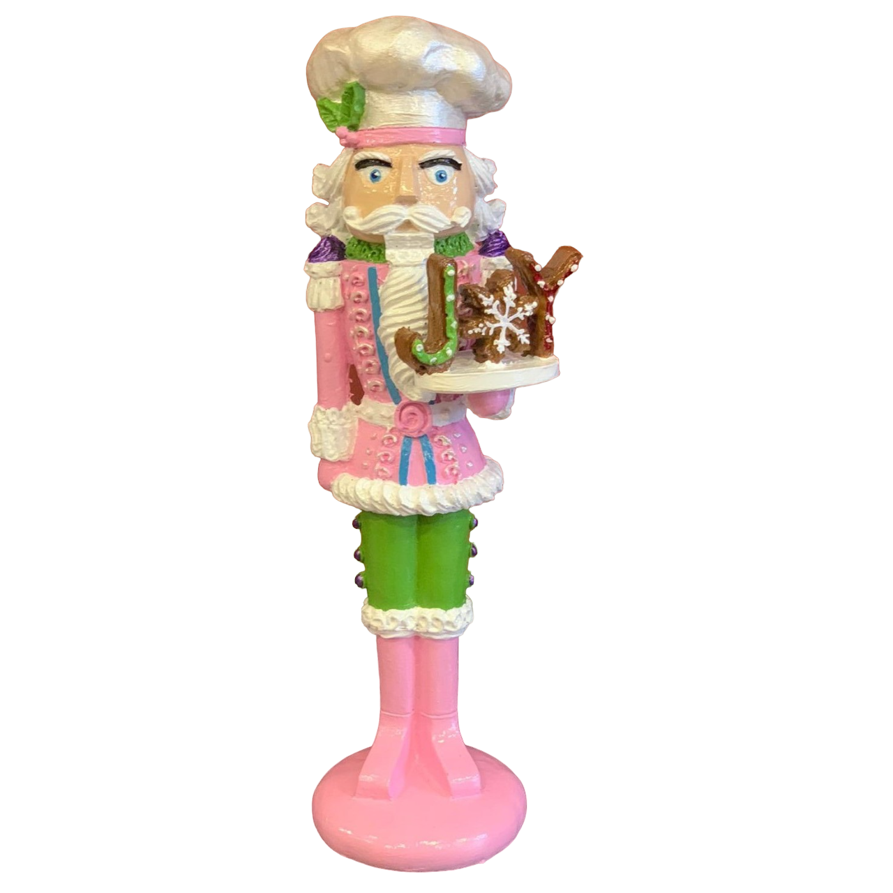 Festive Nutcracker Statue, Soldier Pastry Maker, Nutcracker Sculpture, Handmade Nutcracker Soldier Decor, Festive Soldier Decor