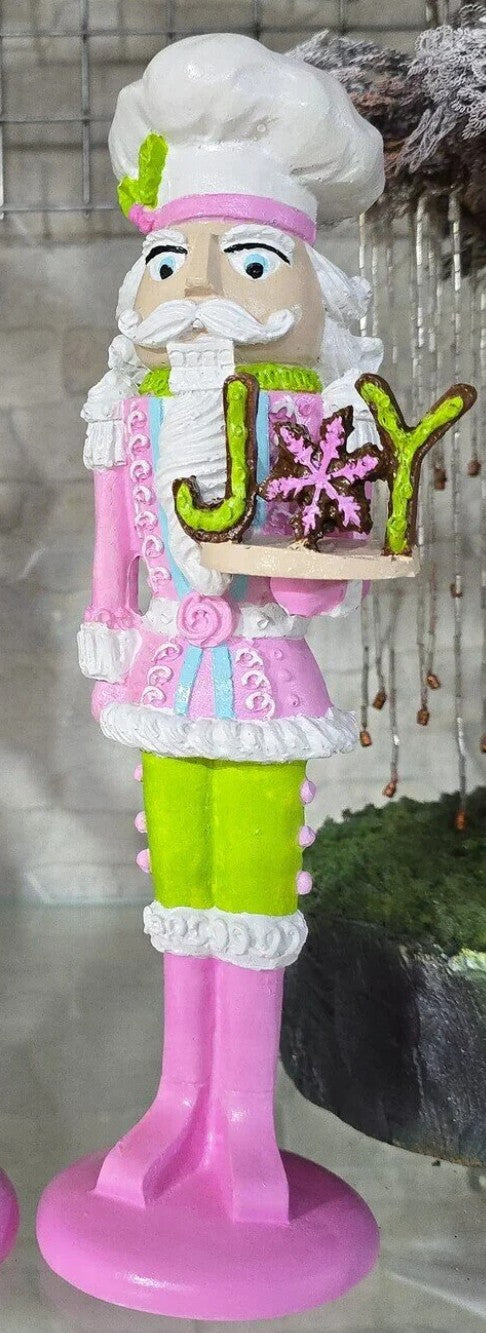 Festive Nutcracker Statue, Soldier Pastry Maker, Nutcracker Sculpture, Handmade Nutcracker Soldier Decor, Festive Soldier Decor