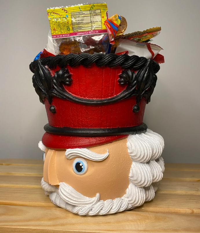 Christmas Nutcracker Pot Vase, Nutcracker Vase Planter, Nutcracker Planter, Nutcracker Vase, Holiday Nutcracker Pot Vase