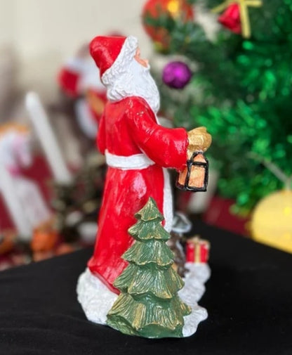 Handmade Santa Claus Decor, Handmade Santa Claus Statue, Handmade Christmas Santa, Holiday Gift Idea, Santa Claus, Santa Claus Candle Holder