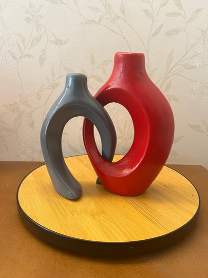 Modern Ceramic Decorative Vase, Unique Ceramic Vase, Modern Art Ceramic Vase, Minimalist Ceramic Vase, Modern Abstract Ceramic Vase