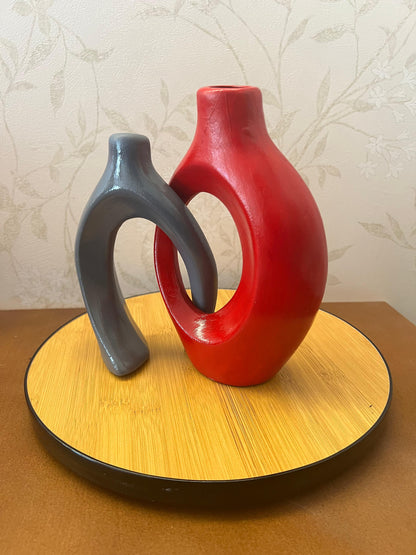 Modern Ceramic Decorative Vase, Unique Ceramic Vase, Modern Art Ceramic Vase, Minimalist Ceramic Vase, Modern Abstract Ceramic Vase