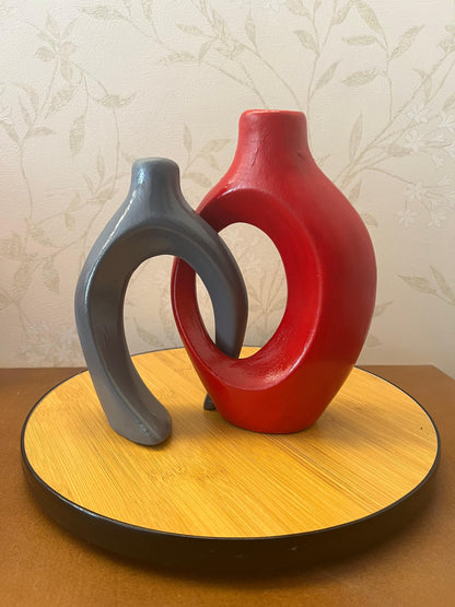 Modern Ceramic Decorative Vase, Unique Ceramic Vase, Modern Art Ceramic Vase, Minimalist Ceramic Vase, Modern Abstract Ceramic Vase