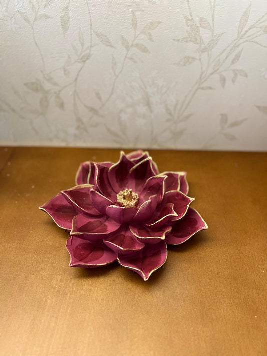 Lotus-Skulptur, Lotusblumen-Dekor, Blumen-Wohndekor, Lotusblumen-Skulptur, Lotusblumen-Statue, Lotus-Statue, Lotusblumen-Figur, Lotusblumen-Objekte