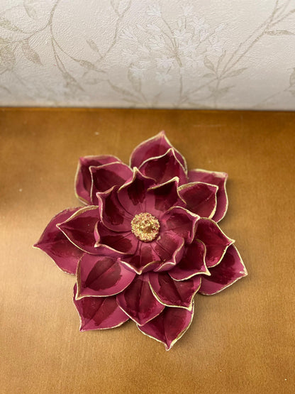Scultura di loto, Decorazione di fiori di loto, Decorazione floreale per la casa, Scultura di fiori di loto, Statua di fiori di loto, Statua di loto, Statuina di fiori di loto, Oggetti di fiori di loto