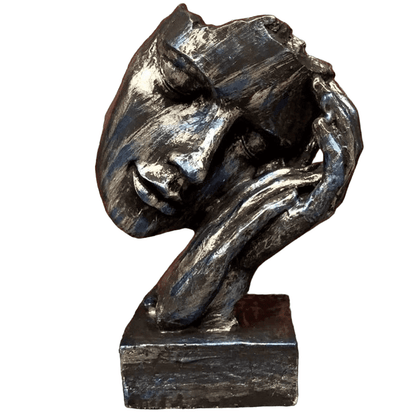Abstract Face Decor Sculpture, Modern Face Sculpture, Modern Abstract Face Decor, Elegant Face Sculpture, Unique Face Decor Statue