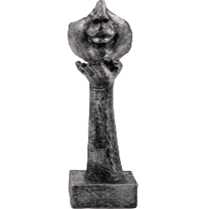 Handmade Face Decor Sculpture, Abstract Face Hand Statue, Modern Artistic Decor, Surreal Face Figurine, Abstract Expression Face Sculpture