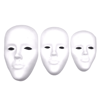 Handmade 3D Mask Wall Art, 3D Wall Hanging Set, 3D Wall Masks, Handmade Abstract Mask Trio, Modern Face Wall Art, Abstract 3D Mask Set