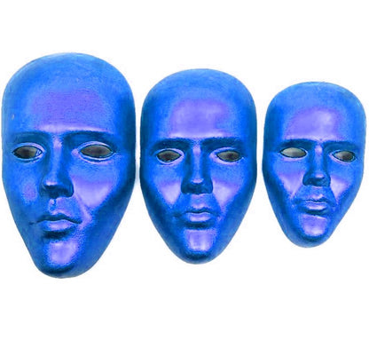 Handmade 3D Mask Wall Art, 3D Wall Hanging Set, 3D Wall Masks, Handmade Abstract Mask Trio, Modern Face Wall Art, Abstract 3D Mask Set