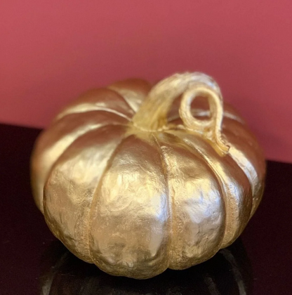 Realistic Pumpkin Statue, Large Pumpkin Statue, Autumn Pumpkin Decor, Realistic Harvest Pumpkin Figurine, Rustic Fall Pumpkin Statue