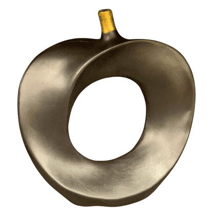 Modern Abstract Apple Sculpture, Artistic Apple Shape Sculpture, Unique Apple Home Decoration, Minimalist Apple Shape Art Decor, Apple Decor