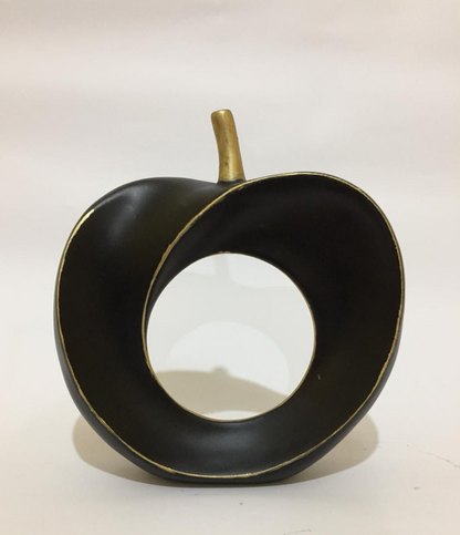 Modern Abstract Apple Sculpture, Artistic Apple Shape Sculpture, Unique Apple Home Decoration, Minimalist Apple Shape Art Decor, Apple Decor