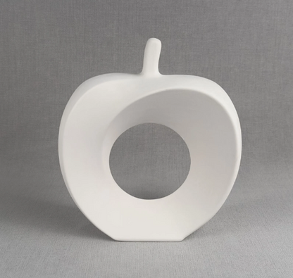 Modern Abstract Apple Sculpture, Artistic Apple Shape Sculpture, Unique Apple Home Decoration, Minimalist Apple Shape Art Decor, Apple Decor