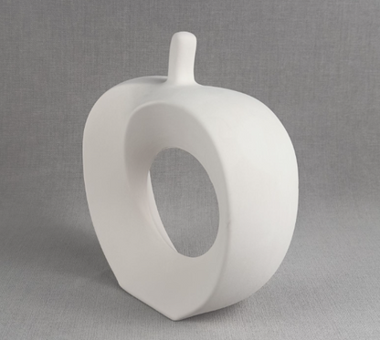 Modern Abstract Apple Sculpture, Artistic Apple Shape Sculpture, Unique Apple Home Decoration, Minimalist Apple Shape Art Decor, Apple Decor