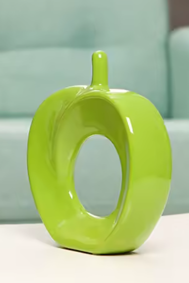 Modern Abstract Apple Sculpture, Artistic Apple Shape Sculpture, Unique Apple Home Decoration, Minimalist Apple Shape Art Decor, Apple Decor
