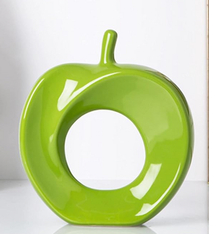 Modern Abstract Apple Sculpture, Artistic Apple Shape Sculpture, Unique Apple Home Decoration, Minimalist Apple Shape Art Decor, Apple Decor