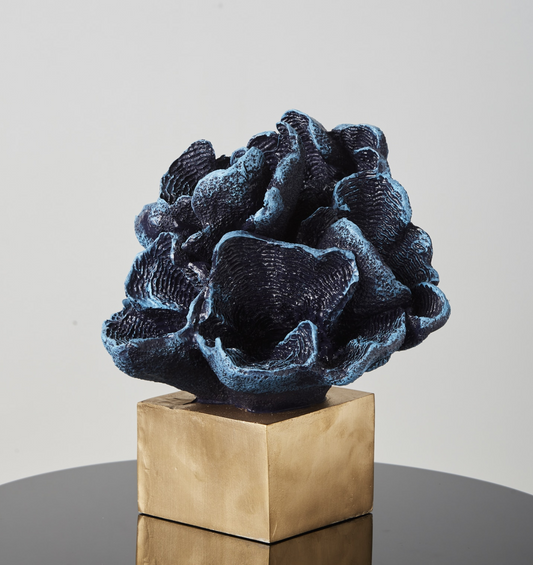 Modern Rose Coral Decor, Abstract Coral Sculpture, Abstract Coral Art Decor, Unique Coral Home Decor, Coral Sculpture, Coral Statue