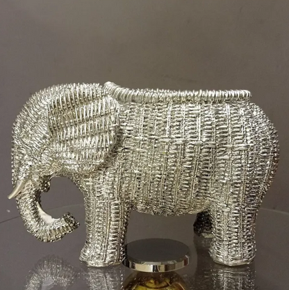 Elephant Shaped Planter Vase, Elephant Planter Pot, Handcrafted Elephant Vase, Animal Shaped Elephant Flower Pot, Cute Elephant Vase