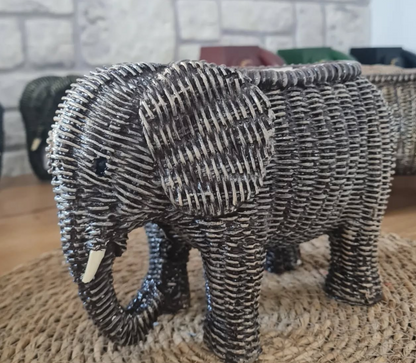 Elephant Shaped Planter Vase, Elephant Planter Pot, Handcrafted Elephant Vase, Animal Shaped Elephant Flower Pot, Cute Elephant Vase