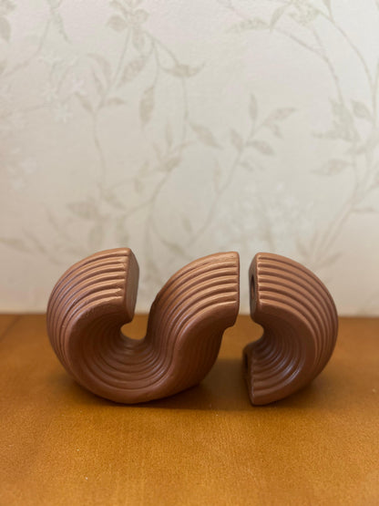 Modern Ceramic Bookends, Minimalist Ceramic Bookend, Geometric Design Ceramic Bookends, Abstract Ceramic Bookends, Ceramic Bookends
