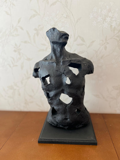 Handmade Abstract Male Statue, Modern Art Sculpture, Handmade Male Torso Decor, Handmade Male Torso Statue, Abstract Sculpture Decor