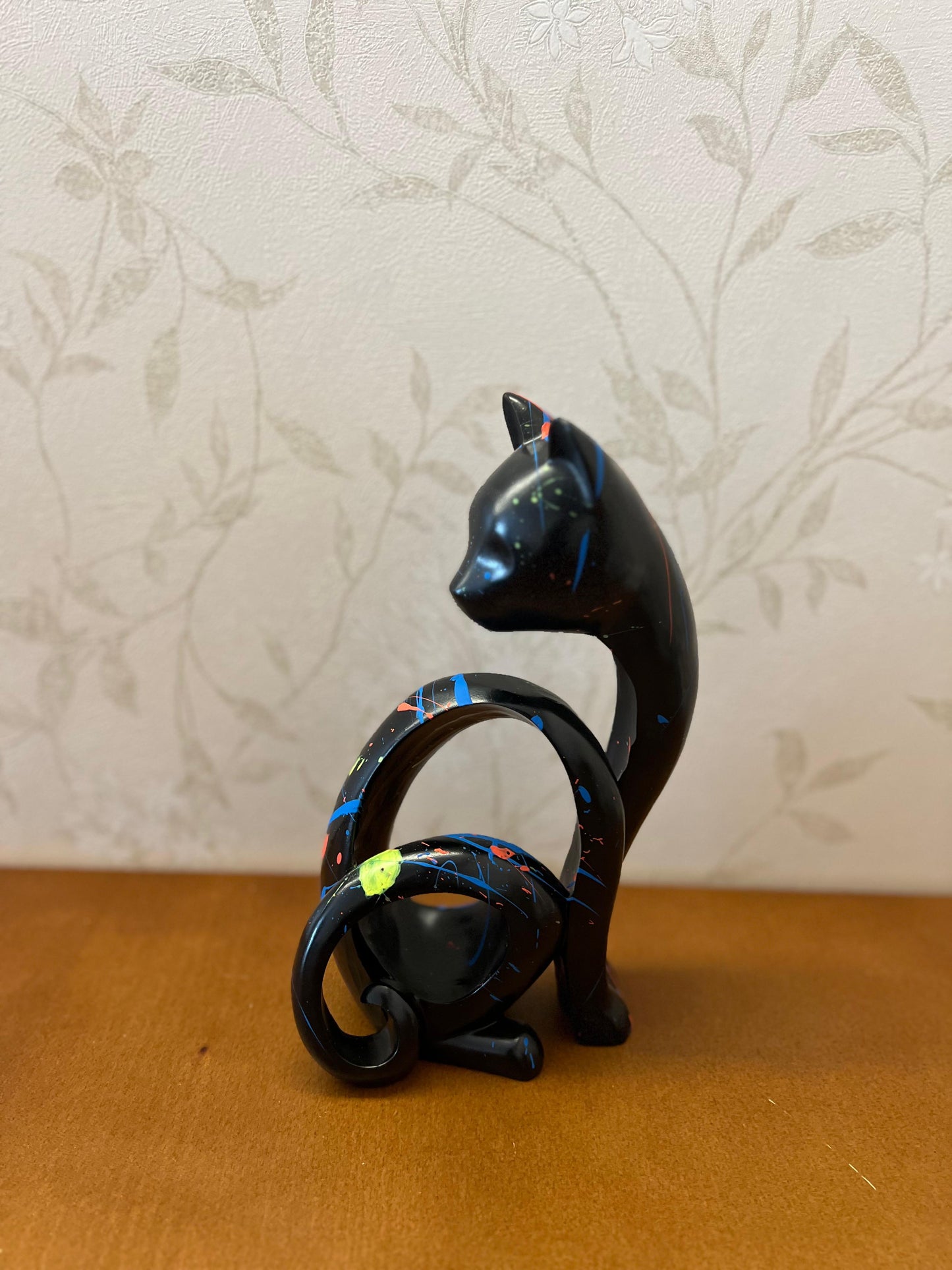 Abstract Cat Sculpture, Minimalist Cat Figurine, Geometric Cat Ornament, Cat Lover Gift, Home Accent, Geometric Cat Statue, Cat Sculpture, Cat Figurine