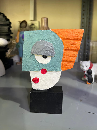 Picasso Face Statue, Picasso Style Face Statue, Abstract Face Statue, Picasso Statue, Artistic Head Sculpture, Picasso Style Statue