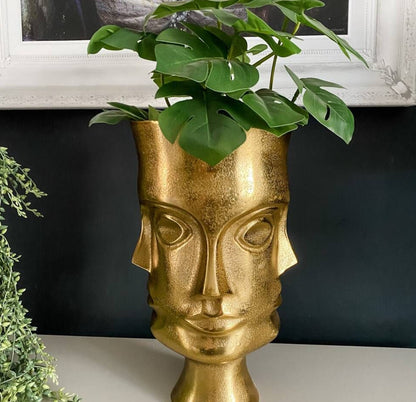 Handmade Dora Maar Vase, Abstract Face Art Decor, Handmade Face Vase, Modern Dora Maar Sculpture, Dora Maar Head Vase, Dora Maar Vase