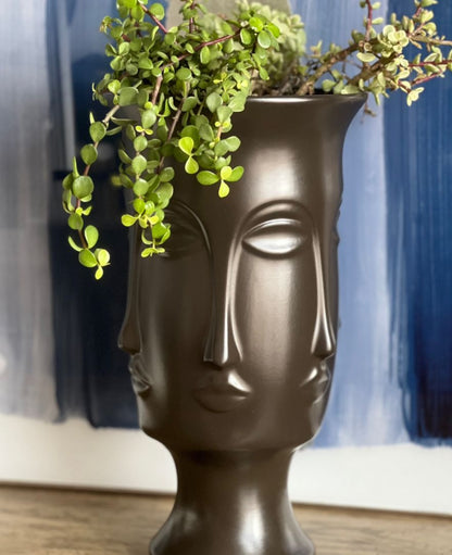 Handmade Dora Maar Vase, Abstract Face Art Decor, Handmade Face Vase, Modern Dora Maar Sculpture, Dora Maar Head Vase, Dora Maar Vase