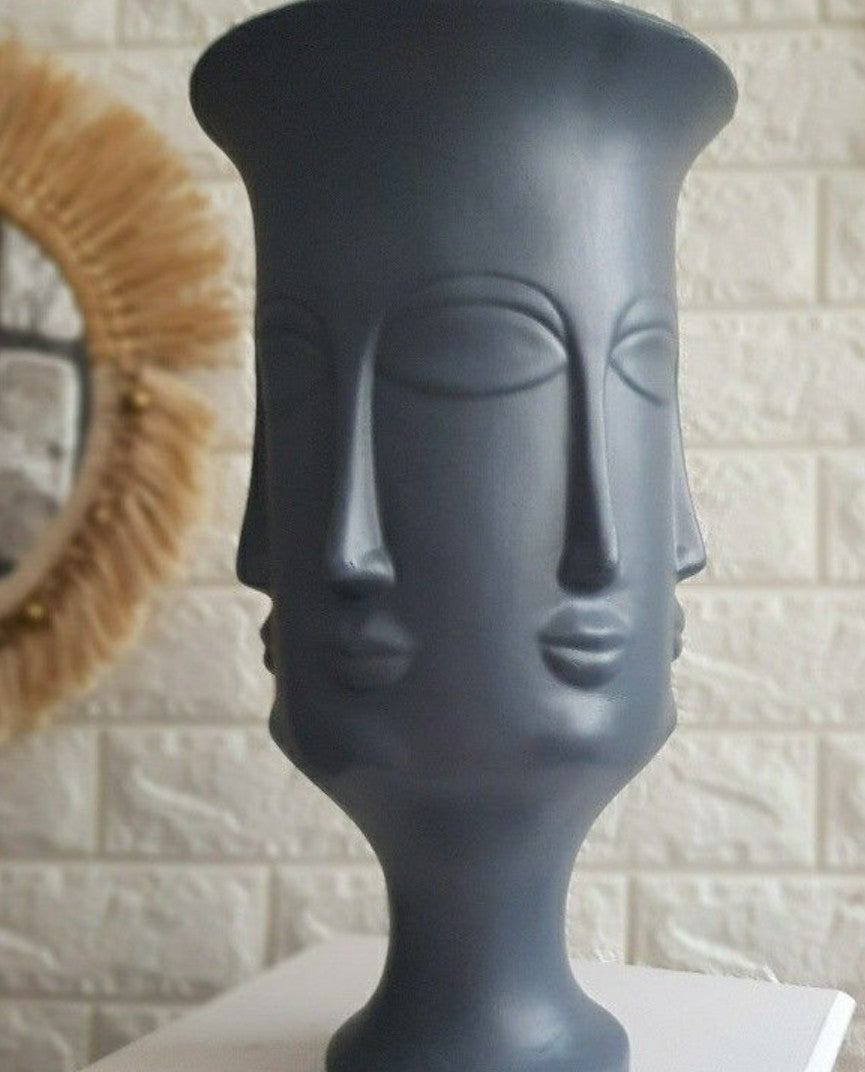 Handmade Dora Maar Vase, Abstract Face Art Decor, Handmade Face Vase, Modern Dora Maar Sculpture, Dora Maar Head Vase, Dora Maar Vase