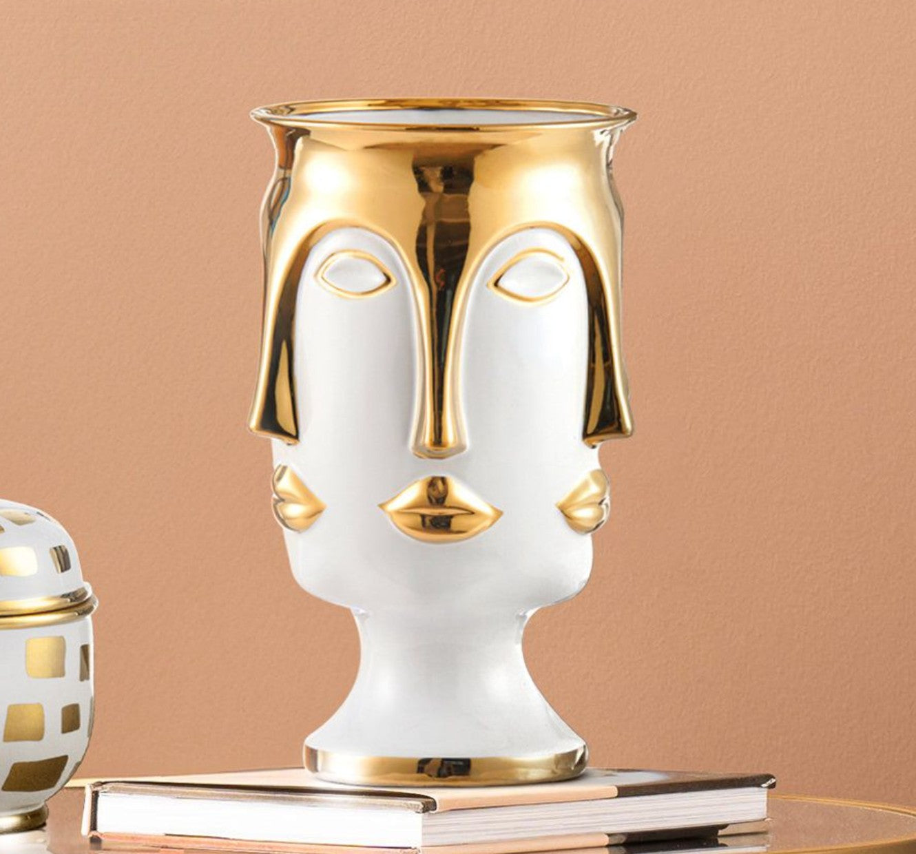 Handmade Dora Maar Vase, Abstract Face Art Decor, Handmade Face Vase, Modern Dora Maar Sculpture, Dora Maar Head Vase, Dora Maar Vase