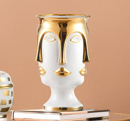 Handmade Dora Maar Vase, Abstract Face Art Decor, Handmade Face Vase, Modern Dora Maar Sculpture, Dora Maar Head Vase, Dora Maar Vase