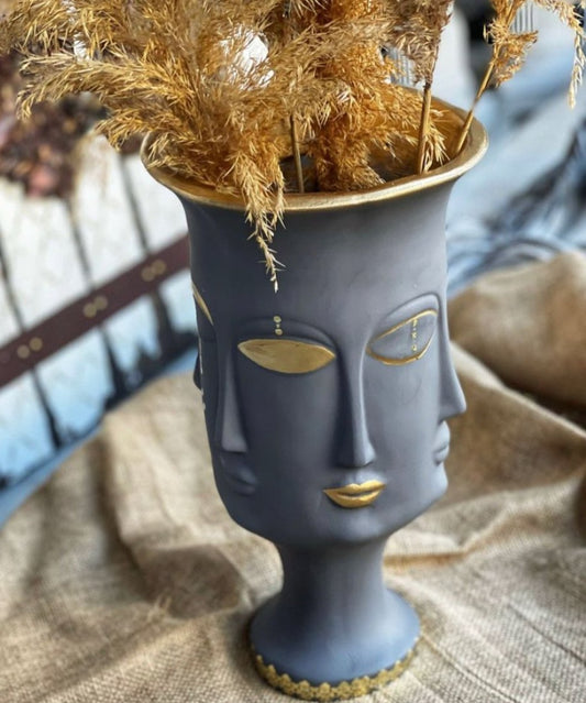 Handmade Dora Maar Vase, Abstract Face Art Decor, Handmade Face Vase, Modern Dora Maar Sculpture, Dora Maar Head Vase, Dora Maar Vase