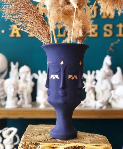 Handmade Dora Maar Vase, Abstract Face Art Decor, Handmade Face Vase, Modern Dora Maar Sculpture, Dora Maar Head Vase, Dora Maar Vase