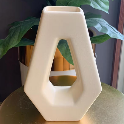 Modern Ceramic Vase, Geometric Ceramic Vase, Unique Ceramic Vase, Minimalist Modern Ceramic Vase, Minimalist Ceramic Vase, Flower Vase