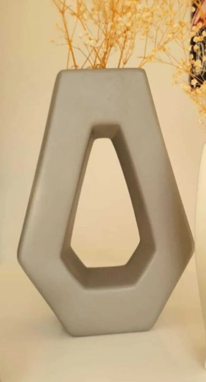 Modern Ceramic Vase, Geometric Ceramic Vase, Unique Ceramic Vase, Minimalist Modern Ceramic Vase, Minimalist Ceramic Vase, Flower Vase